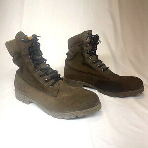Black Rock Thinsulate Brown Leather & Canvas Hiking Boots Men’s Size 13